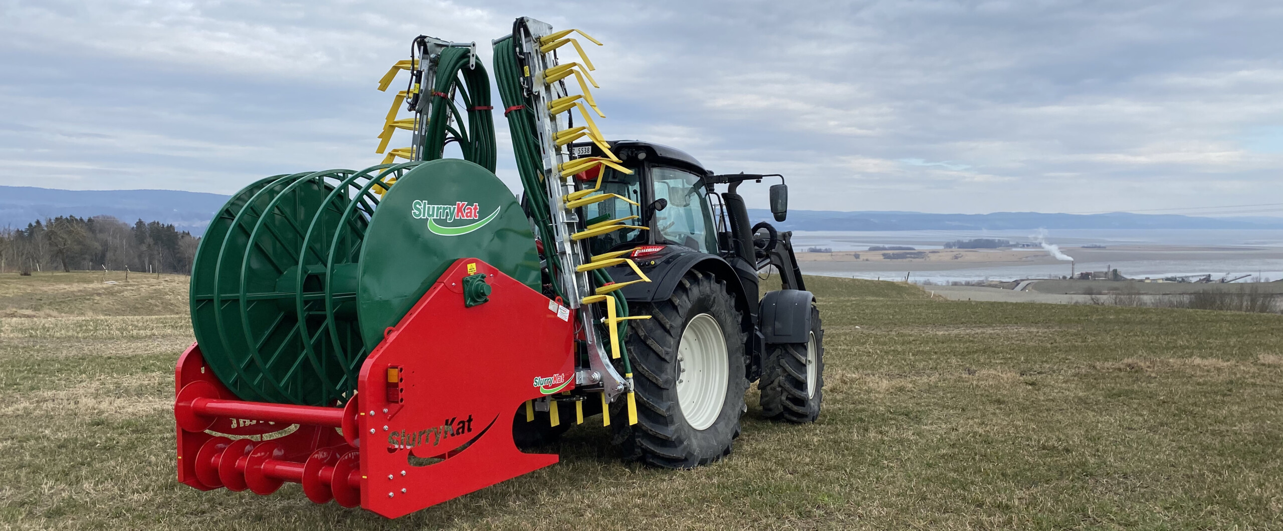 Bakmontert trommel Bak-Pak med DUO stripespreder Bakmontert trommel Bak-Pak med DUO stripespreder