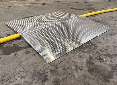 Slangerampe aluminium 4" 5" slange