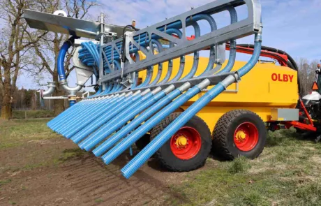 Olby tankvogn, gjødselvogn med stripespreder